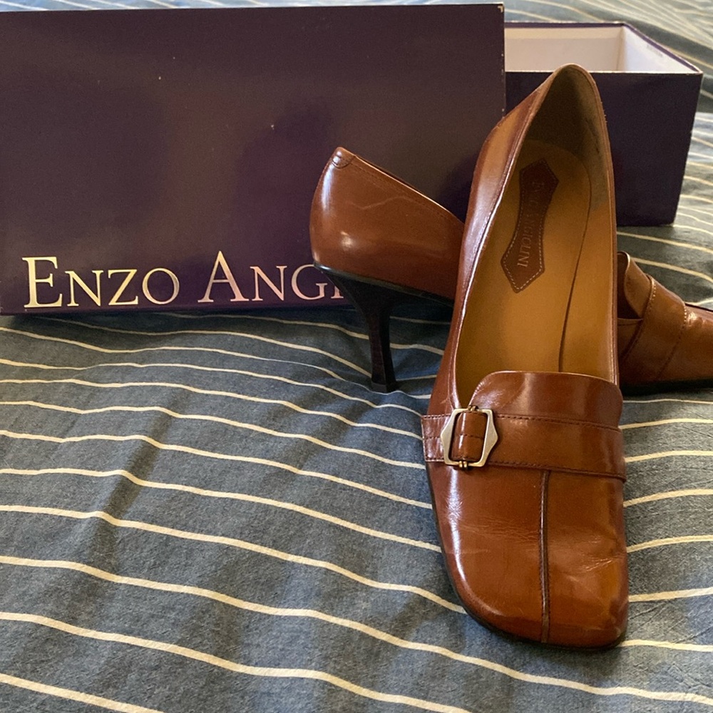 Enzo Angiolini Eadanette Cognac Leather